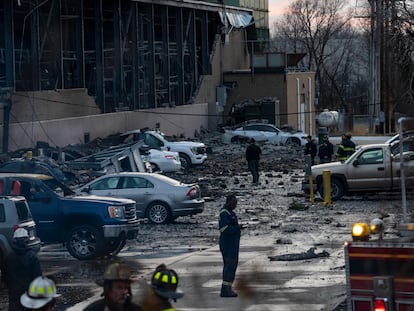 La explosión en la planta de metales I. Schumann & Co en Ohio.