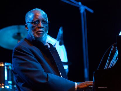 Ahmad Jamal at the Nice Jazz Festival in July of 2012.