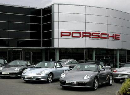 Concesionario de la marca de automóviles Porsche, que hoy ha anunciado el inico del proceso de fusión con Volkswagen