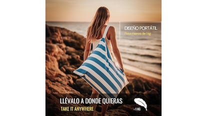 Este es el mejor puff para la playa que puedes comprar en Amazon