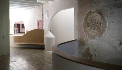La Interior de la nueva Sala Beckett de Flores & Prats, galardonada con el Ciutat de Barcelona.