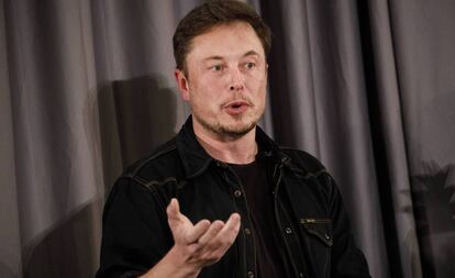 El cofundador de Tesla Elon Musk, en Los Ángeles (California), el pasado mayo.