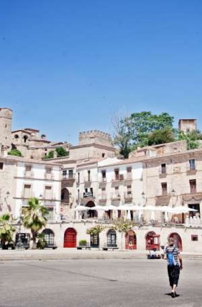 La plaza Mayor de Trujillo.