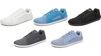 A selection of supervantic barefoot shoes for women and men.