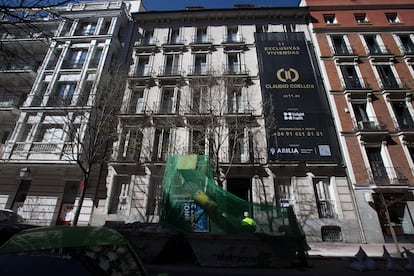 Edificio en Claudio Coello, 11, Madrid, que será rehabilitado por el grupo mexicano Abilia.