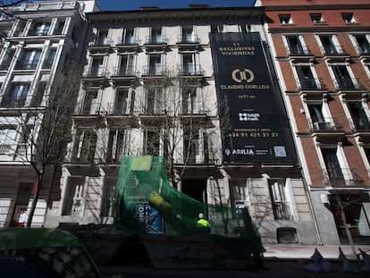 Edificio en Claudio Coello, 11, Madrid, que será rehabilitado por el grupo mexicano Abilia.