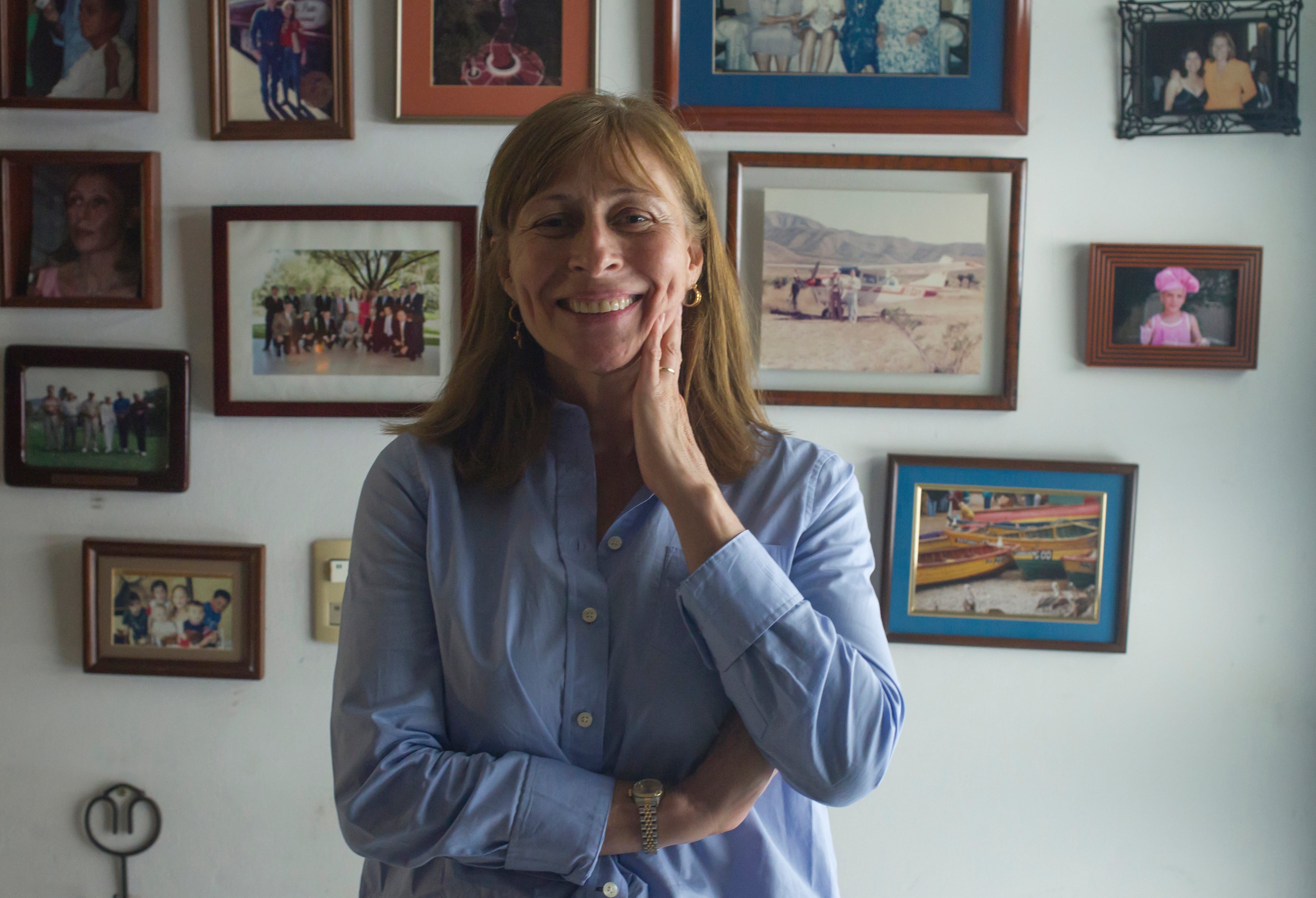 Tatiana Clouthier, en su casa en Monterrey.