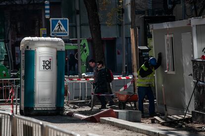 Las obras de la calle de Ponzano.