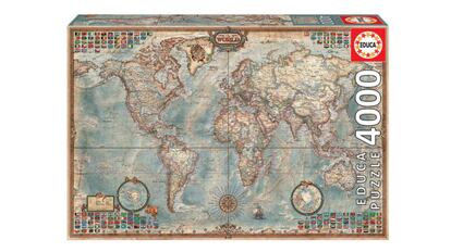 Puzzle para adultos mapa de el Mundo