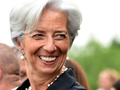 Christine Lagarde, directora gerent de l'FMI, en un acte de la setmana passada a Virgínia (Estats Units).