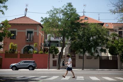 Casas de la colonia Primo de Rivera, también llamada Buenavista, en Chamartín.