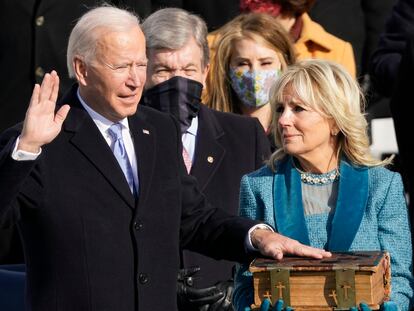 Joe Biden is sworn in as the 46th president of the United States.