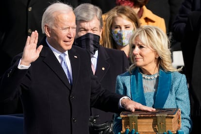 Joe Biden is sworn in as the 46th president of the United States.