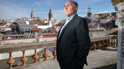 El empresario Ricardo Leal, el jueves en la localidad de Jerez de los Caballeros (Badajoz).