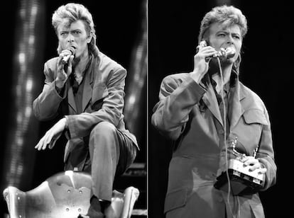 El primer concierto multitudinario de Bowie en suelo español tuvo lugar el 7 de julio de 1987 en el Vicente Calderón.