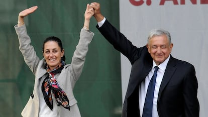 AMLO y Claudia Sheinbaum