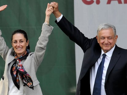 AMLO y Claudia Sheinbaum