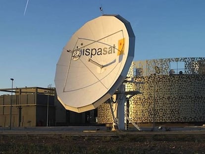 Instalaciones de Hispasat.