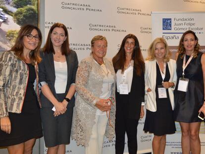 Panelistas del IV Foro Women Working for the World, celebrado en Madrid.