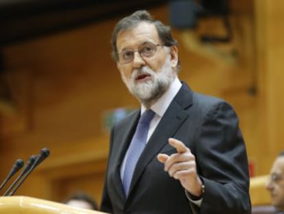 El presidente pide aplicar el 155 ante “un proceso continuado de decisiones antidemocráticas”