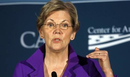 La senadora demócrata Elizabeth Warren.