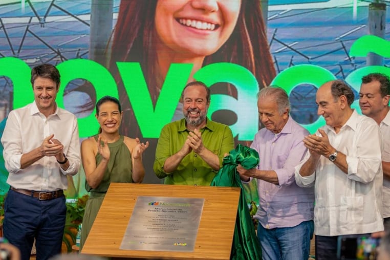 Acto de inauguración del proyecto Noronha Verde.