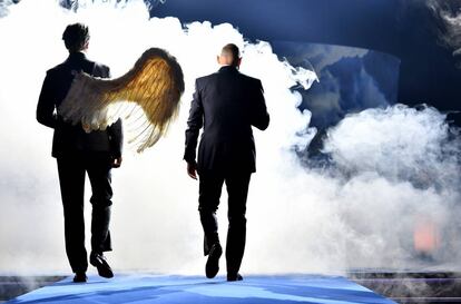 "Futuro legendario" es el nuevo eslogan de Breitling. Aquí, un momento de la espectacular gala donde se presentó.