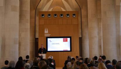 Presentació a la Sagrada Família de les actividats de Catalonia Sacra.