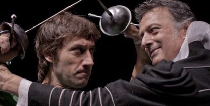 Una escena de 'Odio a Hamlet'.
