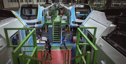 Instalaciones de Stadler en Valencia.