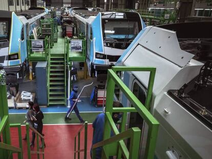 Instalaciones de Stadler en Valencia.