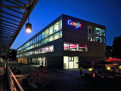 Aspecto de uno de los edificios de oficinas que tiene Google en Zúrich.