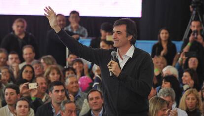 Esteban Bullrich, no lançamento da campanha da aliança Cambiemos.