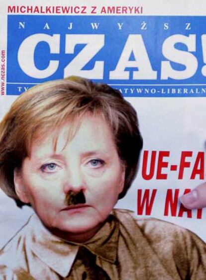 Portada del número de marzo de la revista polaca <i>Najwyzszy Czas.</i>