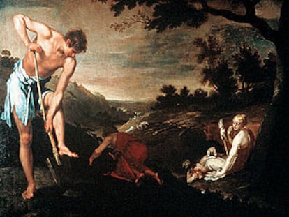 Arriba, <i>Primera labor de Adán y Eva </i>(Pollok House, Glasgow). Abajo,<i> Juno </i>(colección particular).