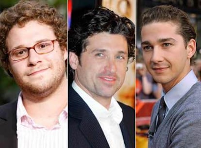 Seth Rogen, Patrick Dempsey y Shia LaBeouf.