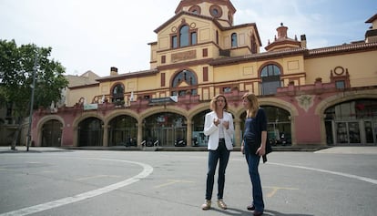 Meritxell Batet, junto a la editora Ana García d'Atri, el pasado lunes