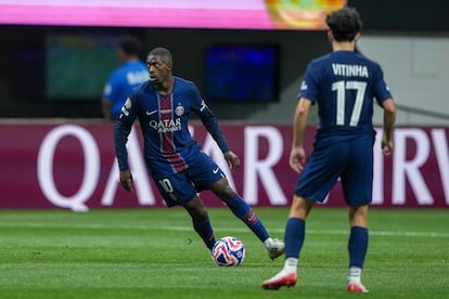 Dembélé controla el balón ante el Inter de Miami en octavos.