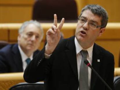 El ministro de Energ&iacute;a, &Aacute;lvaro Nadal, el martes en el Senado.