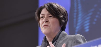 La comisaria europea de Transportes, Violeta Bulc.