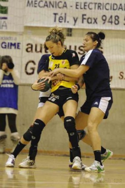 La jugadora de balonmano Begoña Fernández, natural de O Porriño.