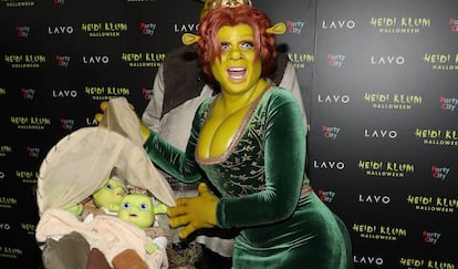 Heidi Klum en su fiesta de Halloween, en Nueva York, el 31 de octubre.