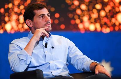 Casillas, no Congresso da FIFA em Moscou em 11 de junho.