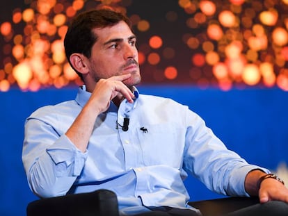 Casillas, no Congresso da FIFA em Moscou em 11 de junho.