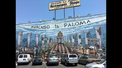 Los Ángeles. El mercado de La Paloma, al sur de la ciudad. 