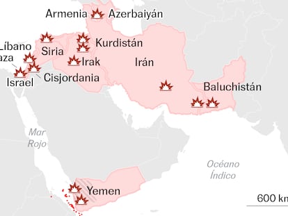 Una región en llamas: los 11 focos de conflicto en Oriente Próximo