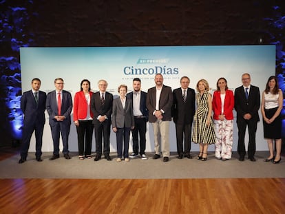 Los ganadores de los Premios Cinco Días a la Innovación Empresarial 2019.