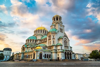 La catedral neobizantina Alexander Nevski, en Sofía.
