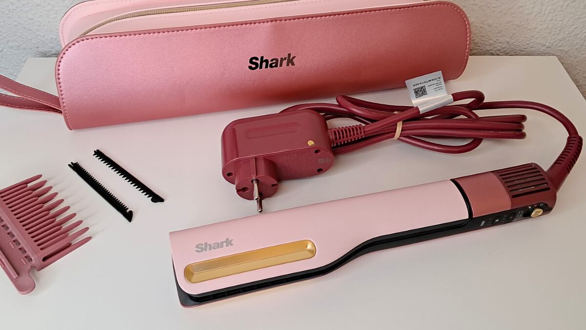 Plancha secador Shark SilkiPro Straight.