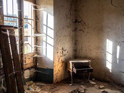 Imagen de una casa abandonada en la provincia de Salamanca.